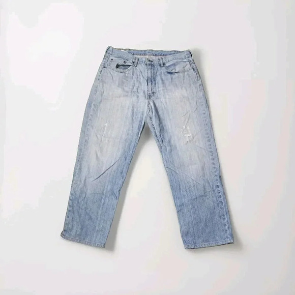 Levi's Other - Levis Men Size 38 x 29 Jeans 550 Relaxed Fit Pants Cotton Light Wash Denim